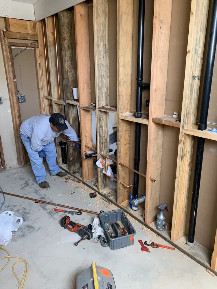 Commercial rough-in plumbing for Water Heater Replacement in Lower Roxbury